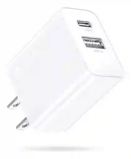 Cargador 1hora Gar162 Usb Y Tipo C De Pared Carga Rápida Bla