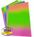 Cartulina Degrade Multicolor Medio Pliego X 1 Und