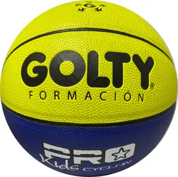 Balón De Baloncesto #5 Golty Training Pro Kids Cyclon Plus/verde-azul