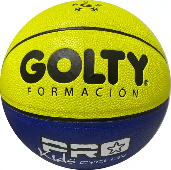 Balón De Baloncesto #5 Golty Training Pro Kids Cyclon Plus/verde-azul