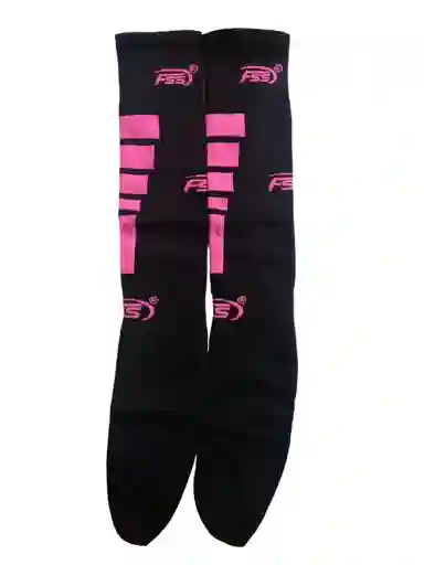 Medias Fútbol Talla: 10-12 Unisex Deportivas Fss - Negro/fucsia