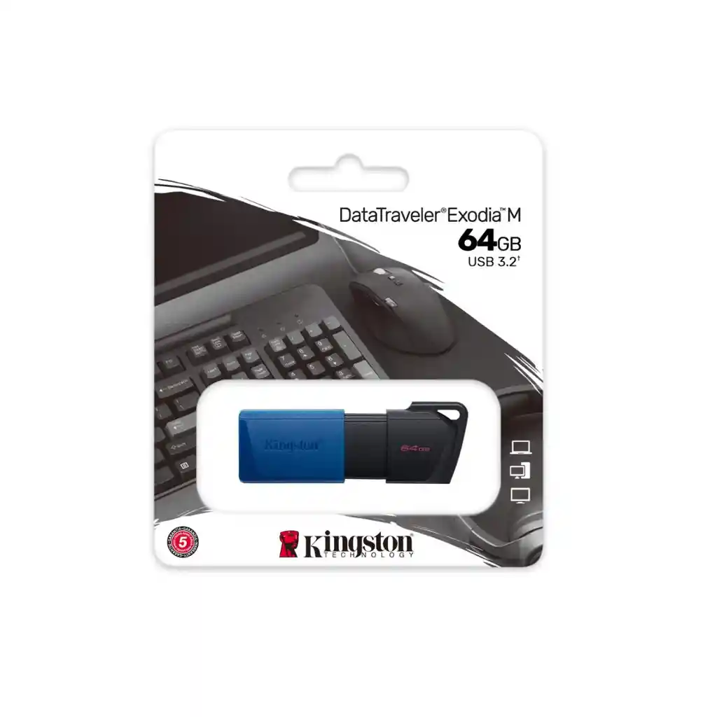 Memoria Usb Kingston 64 Gb Datatraveler Exodia M Dtxm