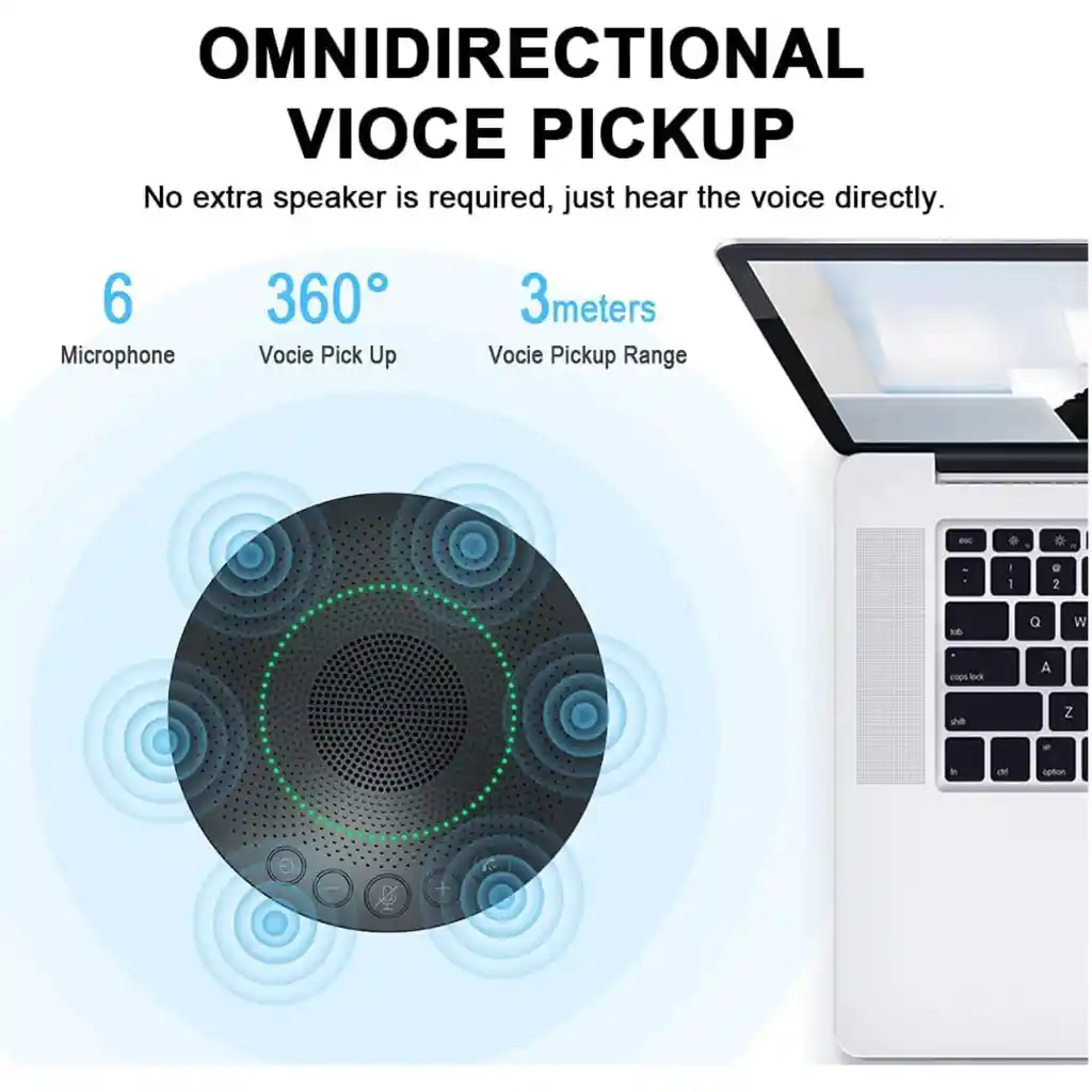Microfono De Conferencia Inalambrico Bt Joyusing Con Altavoz