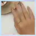 Anillo Ajustable Para Mujer Flor Tulipán Fabricado En Plata 925