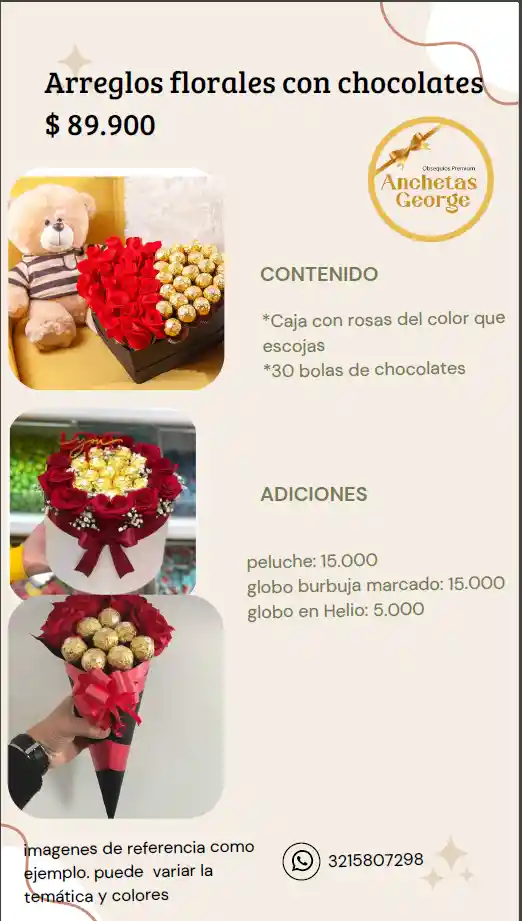 Arreglos Florales Con Chocolate