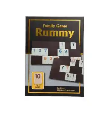 Juego Familiar Family Game Rummy X106 Piezas