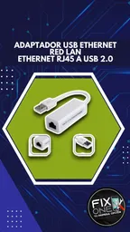 Adaptador Usb Ethernet Red Lan Ethernet Rj45 A Usb 2.0