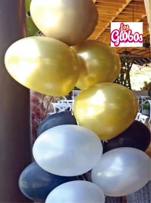 Globo Latex Redondo Satinado Duracion Maxima 8 Horas