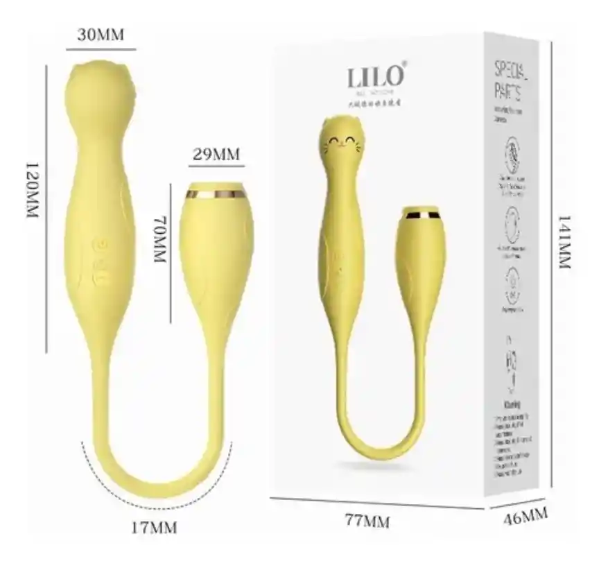 Vibrador Lujo Estimulacion, Vaginal, Anal, Pezones. Recargable