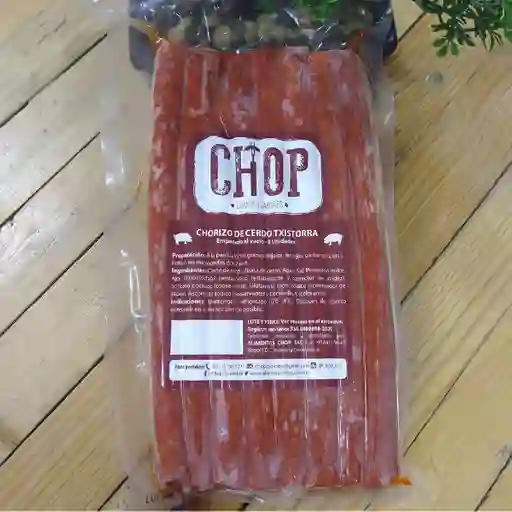 Chorizo De Cerdo Txistorra Chop