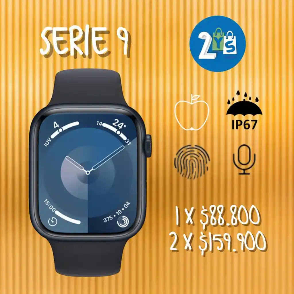 Smartwatch Serie 9 Negro