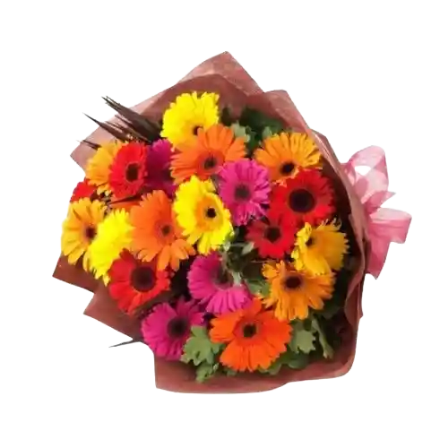 Flores De Gerberas En Bouquet