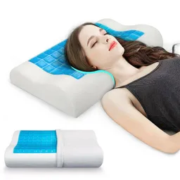Almohada Ortopédica Memory Foam Sensor Gel Con Funda