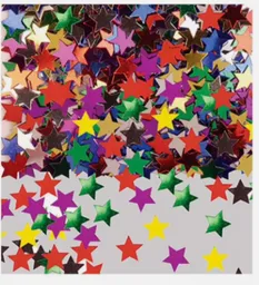Confeti De Mesa Colores Metalizados Estrellas Regalo, Feliz Dia, Cumpleaños, Amor, Amistad, Con Cariño, Decoracion, Dia Piñateria, Fiesta