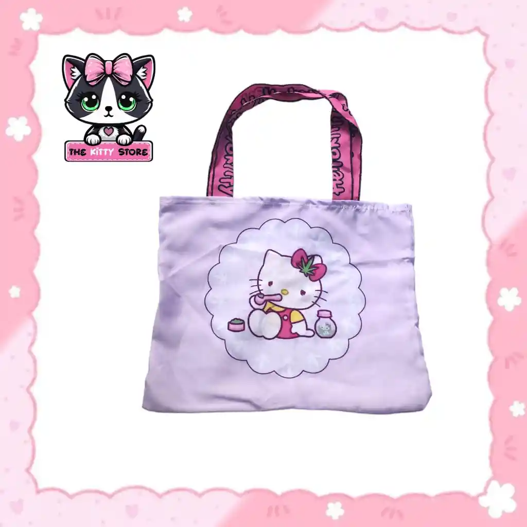 Tote Bag Kitty Weed.