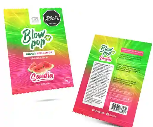 Quipitos Explosivo Sexual Blow Pop Sandía Sexo Oral Pene Vagina Anal