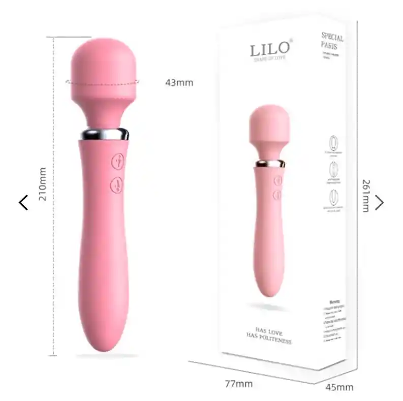 Vibrador Wanache Siliconado 10 Modos De Vibraciòn