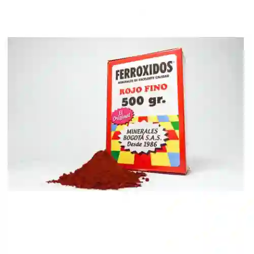 Polvo Mineral Rojo 500 Gr Multimarca