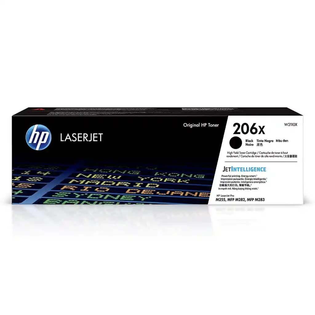 Cartucho De Toner Original Hp Laserjet 206x Negro W2110x