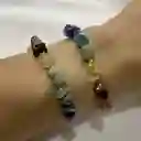 Par De Pulseras 7 Chakras En Piedra Natural