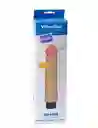 Vibrador Tipo Real Siliconado Vibracion Graduable 23 Cm