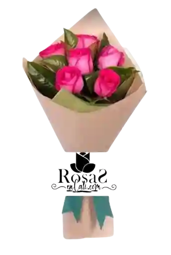 Buquet De Rosas Fucsias
