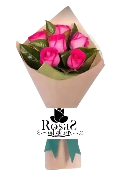 Buquet De Rosas Fucsias