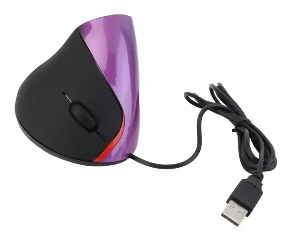 Mouse Ergonómico Vertical Óptico Usb Con Cable 5d