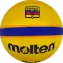 Balón De Baloncesto Molten B33-t2000 3x3, En Caucho/amarillo