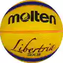 Balón De Baloncesto Molten B33-t2000 3x3, En Caucho/amarillo