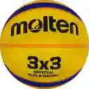 Balón De Baloncesto Molten B33-t2000 3x3, En Caucho/amarillo