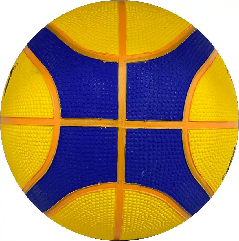 Balón De Baloncesto Molten B33-t2000 3x3, En Caucho/amarillo