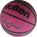 Balón De Baloncesto Molten B33-t2000 Ph Libertria 3x3, En Caucho/rosado