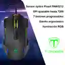 Mouse Gamer T-dagger T-tgm206 Beifadier Rgb 7200dpi Macros Negro