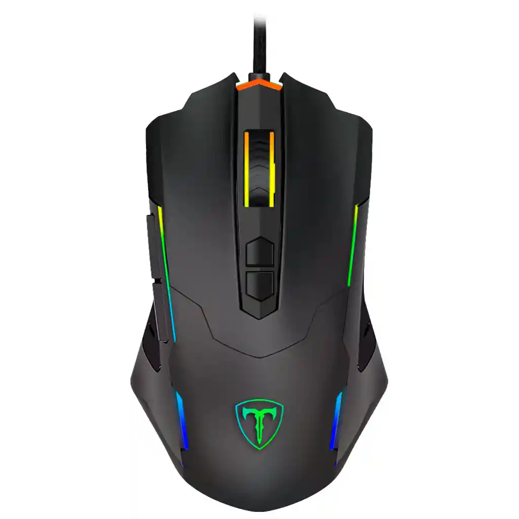 Mouse Gamer T-dagger T-tgm206 Beifadier Rgb 7200dpi Macros Negro