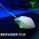 Mouse Gamer T-dagger T-tgm206 Beifadier Rgb 7200dpi Macros Blanco