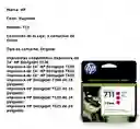 Cartucho De Tinta Hp 711 Magenta 3 Pack 29 Ml