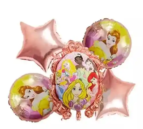 Globos De Princesas X 5