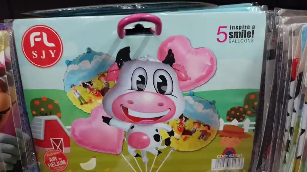 Globos De La Granja De Zenon, La Vaca X 5