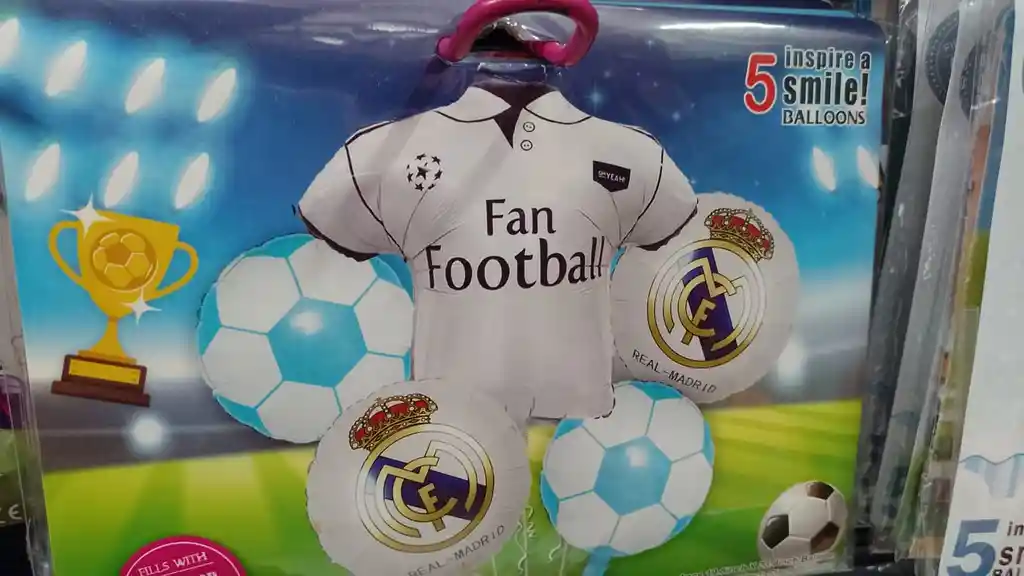 Globos De Real Madrid X 5