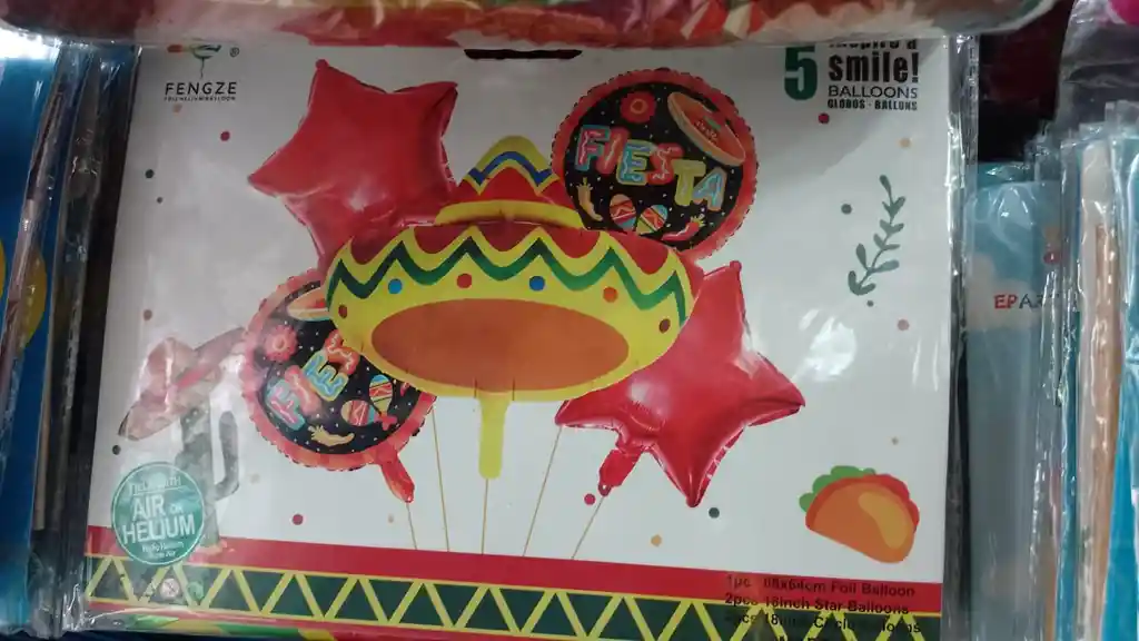 Globos De Mexicano X5