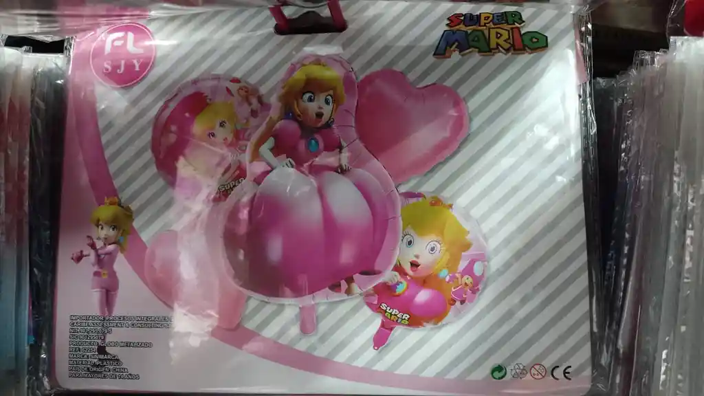 Globos De Princesa Peach X5