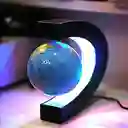 Globo Flotante Levitación Magnética Con Base Y Luces Led Color De La Estructura Negro