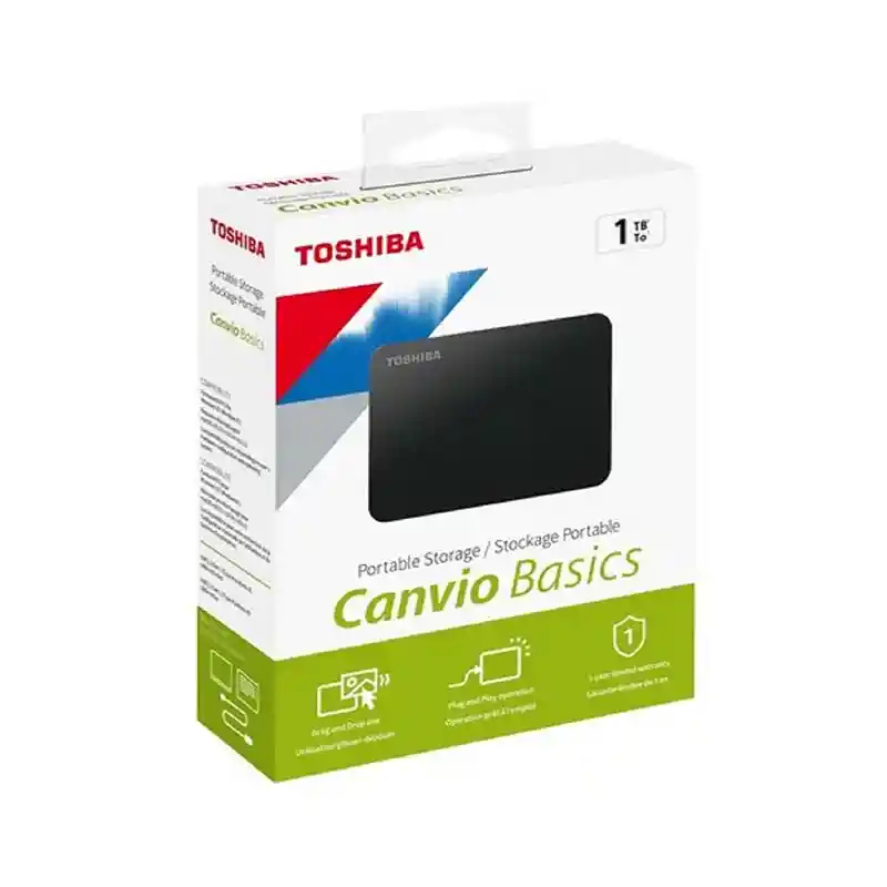 Disco Duro Externo Toshiba 3.0 1 Tb Canvio Basic