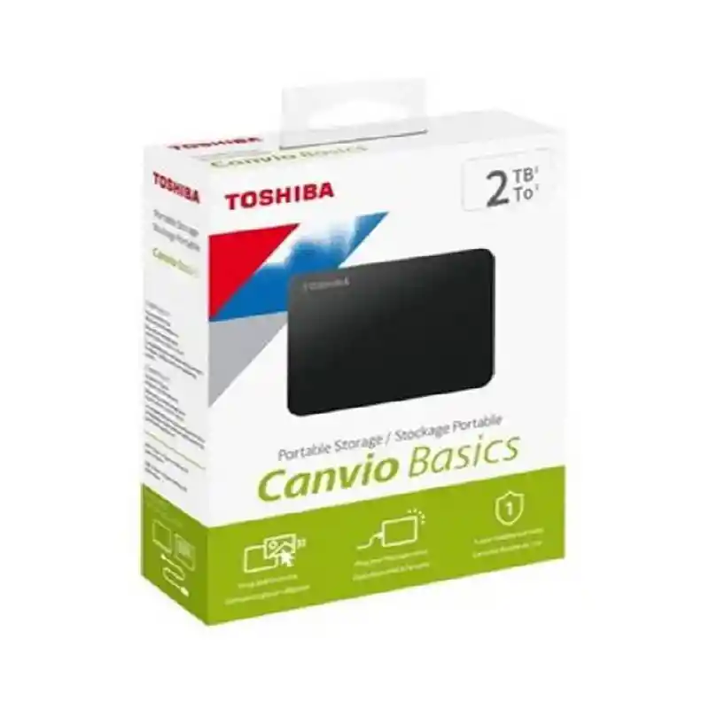 Disco Duro Externo Toshiba 3.0 2 Tb Canvio Basico