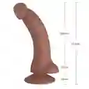 Dildo Realista Belcebú Chocolate 21.4 Cm Camtoyz