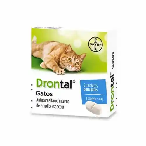 Drontal Gatos Desparasitante Interno Gatos Drontal Cats 2 Tabletas