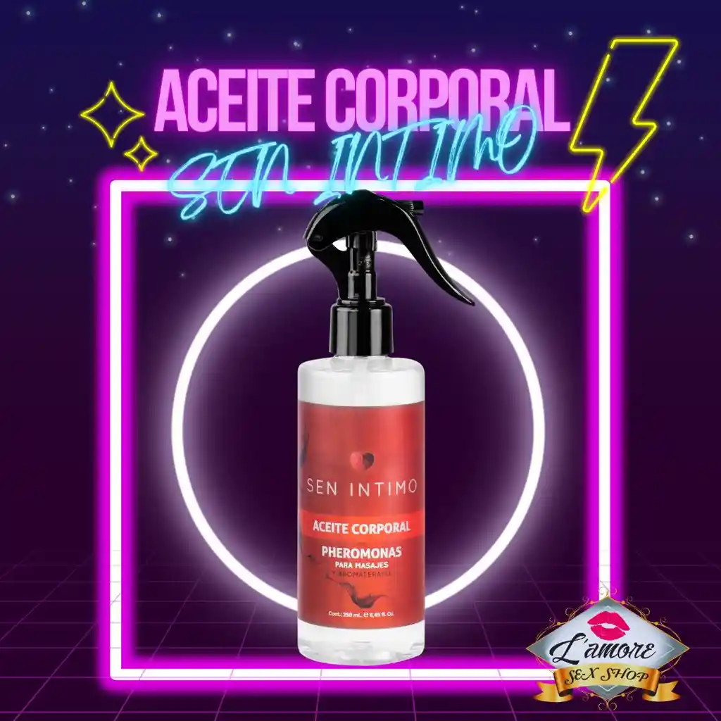 Aceite Corporal Aromaterapia Con Feromonas Para Masajes