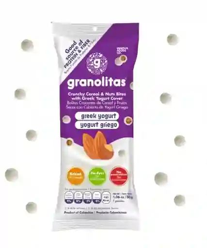 Granolitas Granola Cubierta Con Yogurt Griego 30g