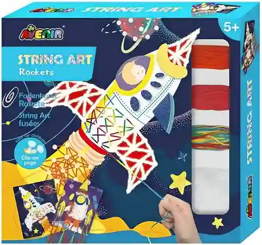 Juego Niños Set De Arte Y Diseño Con Hilos Niñas El Espacio